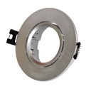 Tilting circular downlight ring for GU10 / MR16 bulb - Cut Ø75 mm