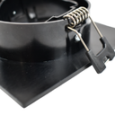 Tilting square downlight ring for GU10/MR16 bulb - Cut Ø75mm