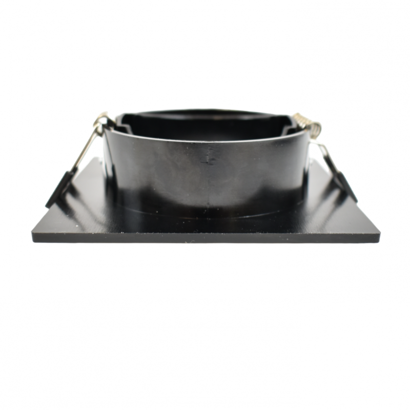 Tilting square downlight ring for GU10/MR16 bulb - Cut Ø75mm