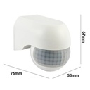 Infrared motion sensor PIR orientable IP44
