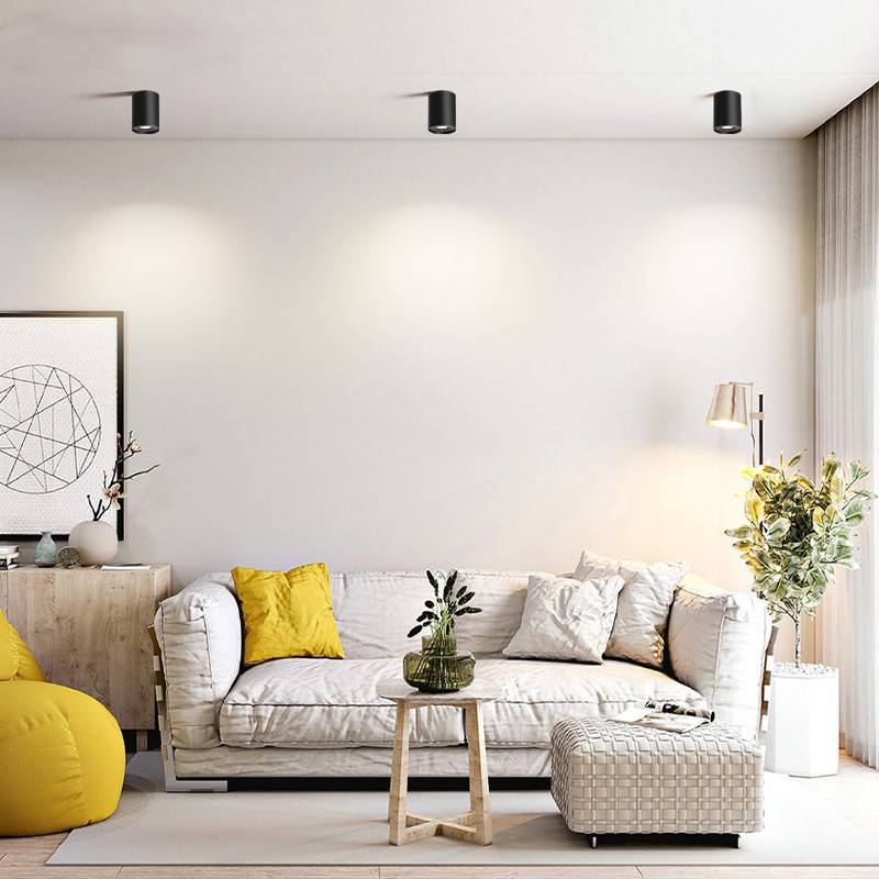 Adjustable polycarbonate ceiling light - GU10