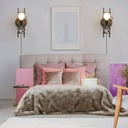 Wall Light "Doll " - With switch and plug - E27