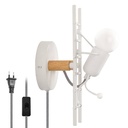 Wall Light "Doll " - With switch and plug - E27