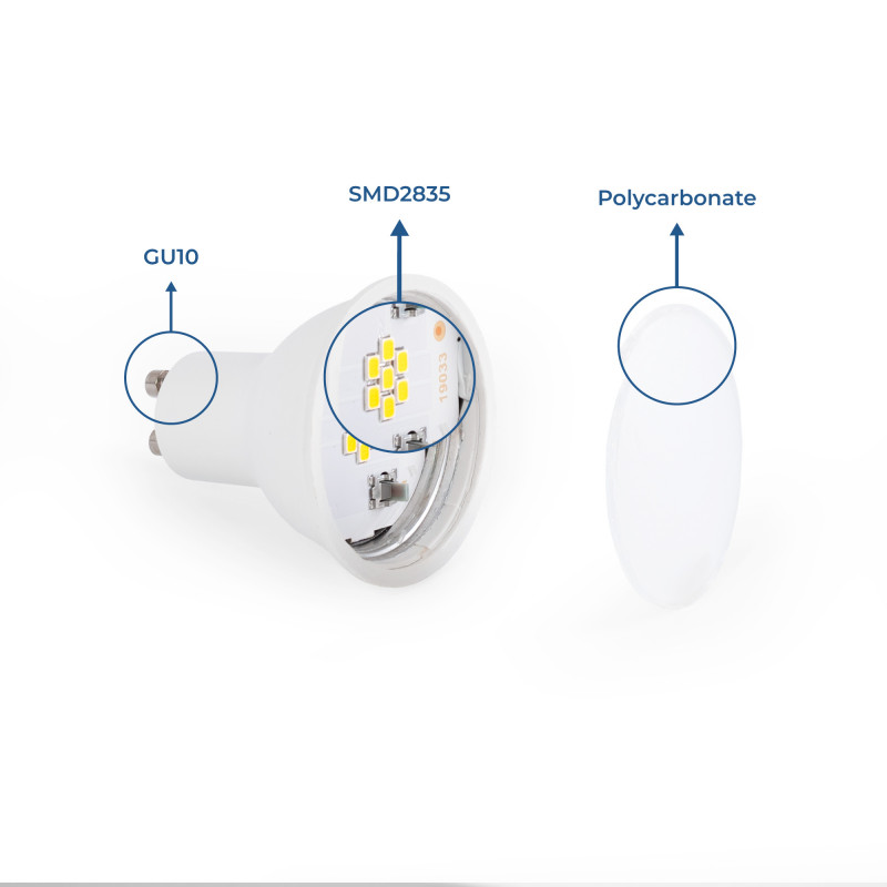 GU10 LED Bulb - 5W - 120°