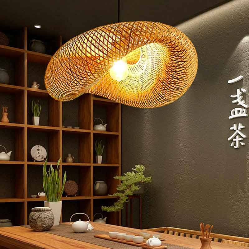Wicker pendant lamp "Vimet Lite".