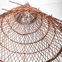 WILLOW" wicker pendant lamp
