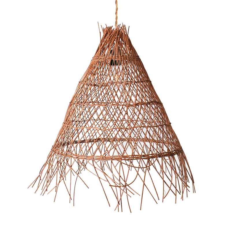 WILLOW" wicker pendant lamp