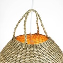 Wicker pendant lamp "Ikken".