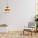 Wicker pendant lamp "Ikken".