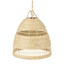 Wicker pendant lamp "Ikken".