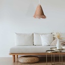 Natural fiber pendant light "NAM"