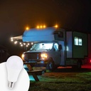 Bulb 12-24V DC 8W E27 A60 for caravans, camping and boats