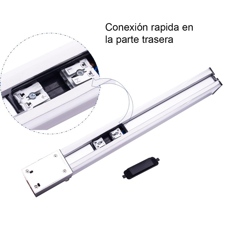 Bathroom wall light LED 15W - With integrated socket - 68cm