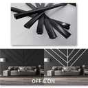 Black aluminum profile for LED strip 23x15mm (2 meters)