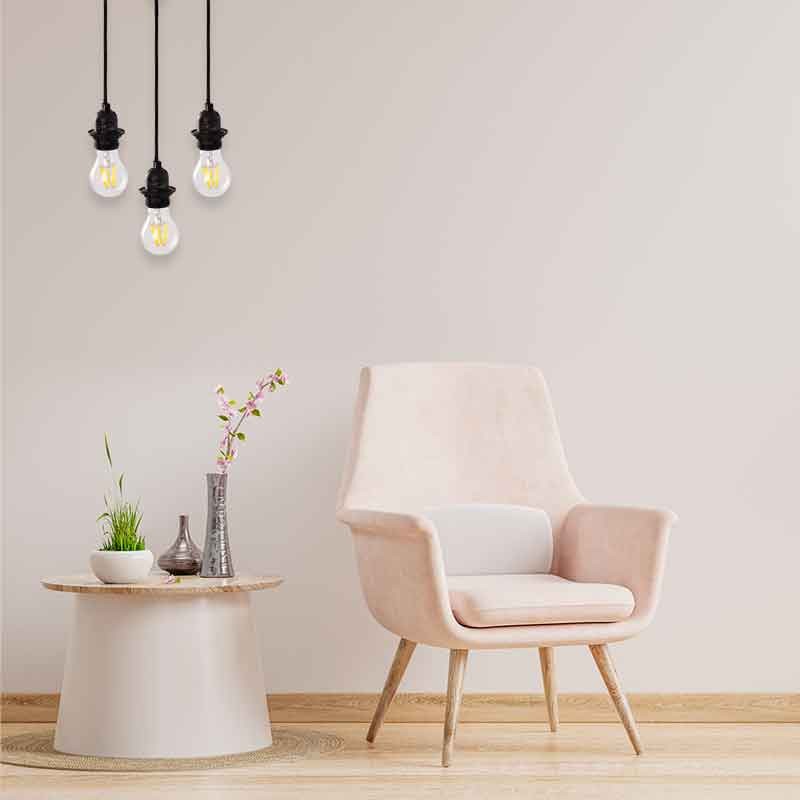 Pendant cable for ceiling lamp - E27 - 130cm