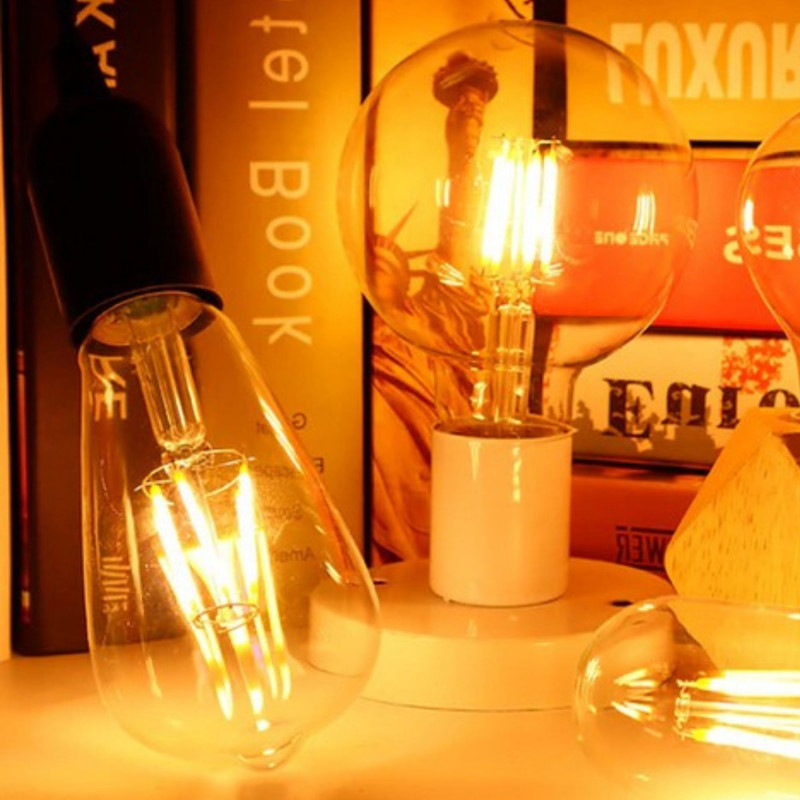 Vintage LED Bulb Globe Filament Bulb E27 G125 6W