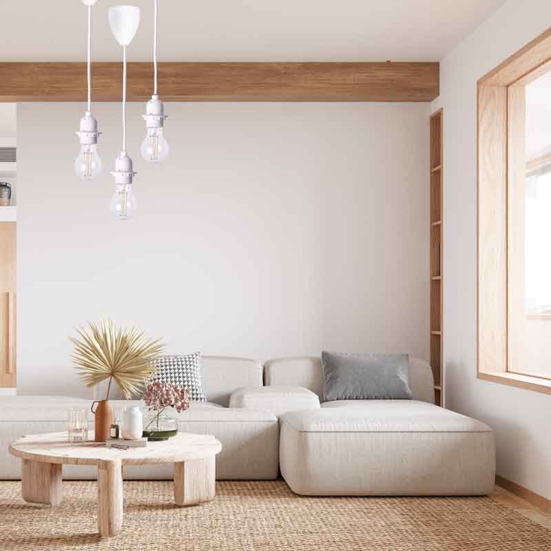 Pendant cable for ceiling lamp - E27 - 130cm