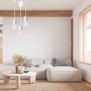 Pendant cable for ceiling lamp - E27 - 130cm