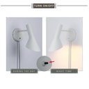 Plug-in design wall sconce "Marlene"