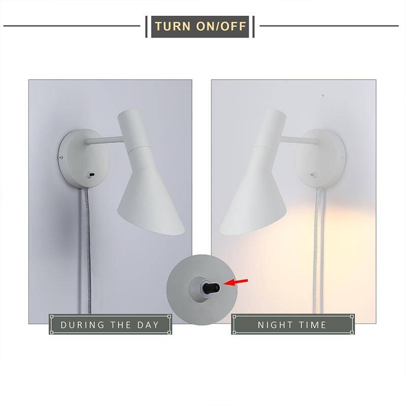 Plug-in design wall sconce "Marlene"