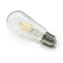 Vintage filament LED bulb ST64 E27 6W