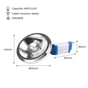 LED Bulb AR111 12W dimmable - 12º - External Driver - 3000K