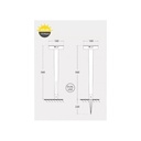 Solar Bollard FIORINA FUMAGALLI with Sensor and CCT