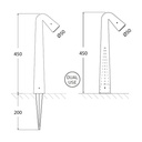 STEVEN Fumagalli G9 LED road bollard IP67
