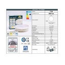 CCT "Livia 160" FUMAGALLI outdoor ceiling light - 7W - GX53 - IP55