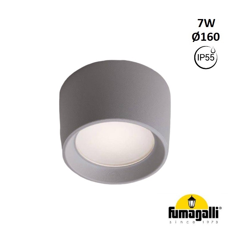 CCT "Livia 160" FUMAGALLI outdoor ceiling light - 7W - GX53 - IP55