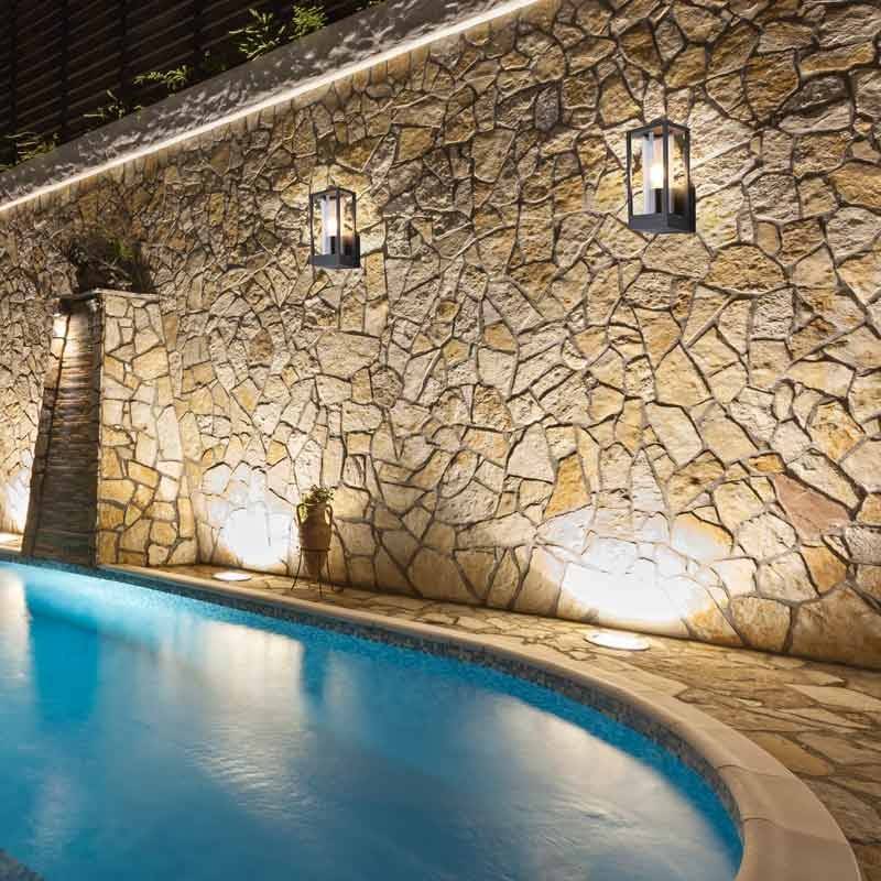 Exterior wall light "LUZY" E27 IP44