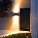 Modern bi-directional LED outdoor wall light "Asas" - 6W - IP54