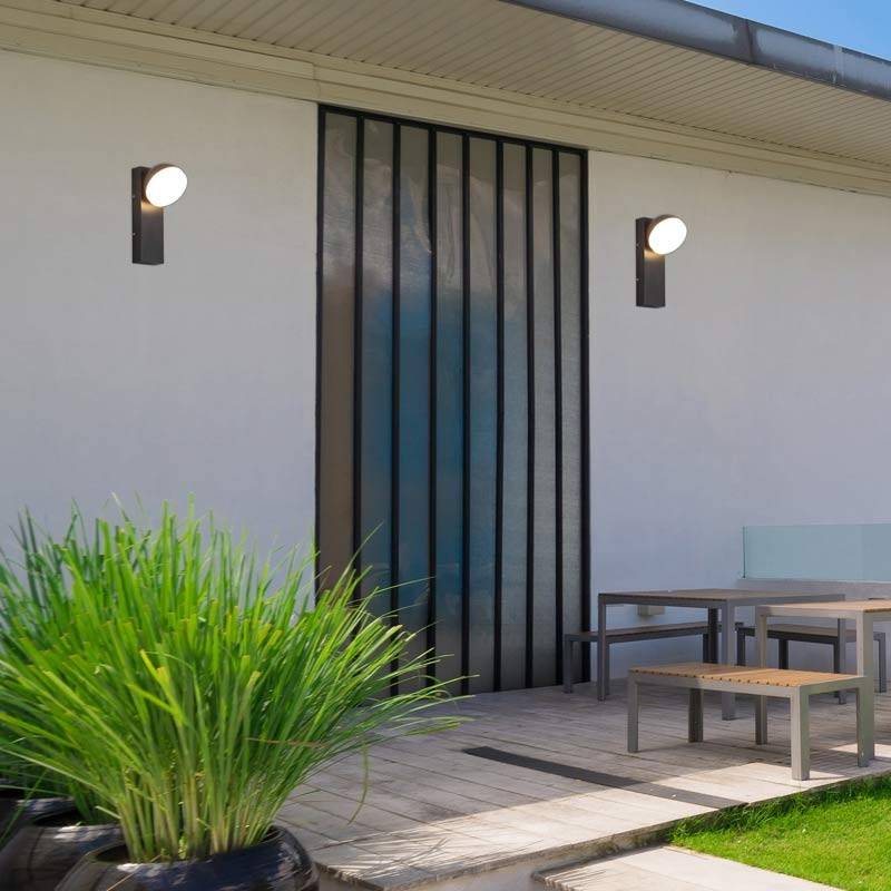 Adjustable LED exterior wall light "ATLAS" 9,5W IP54