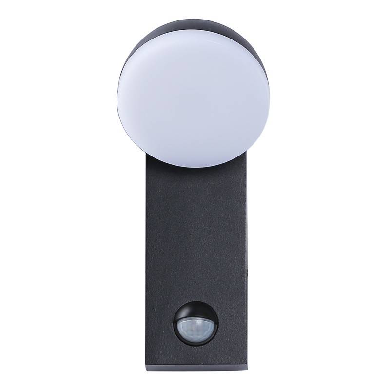 Outdoor LED wall light with PIR sensor "ATLAS" 10W IP54