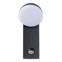 Outdoor LED wall light with PIR sensor "ATLAS" 10W IP54