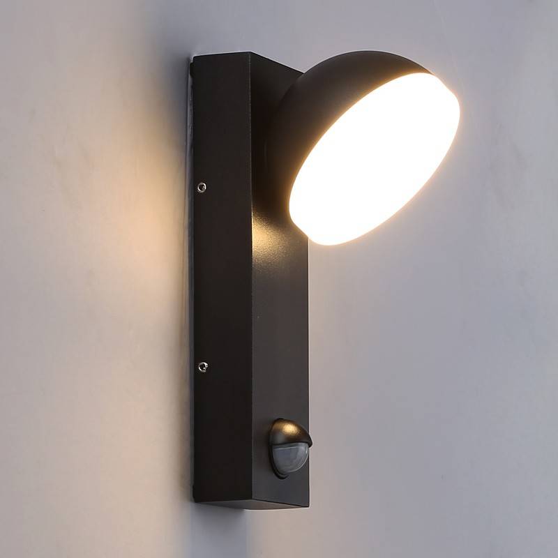 Outdoor LED wall light with PIR sensor "ATLAS" 10W IP54