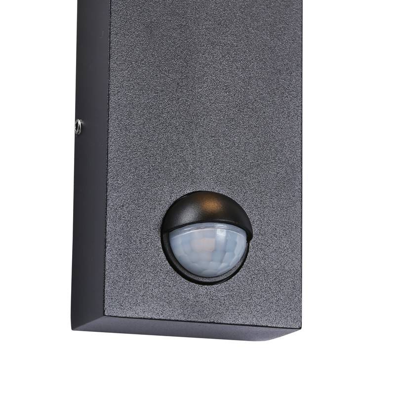 Outdoor LED wall light with PIR sensor "ATLAS" 10W IP54