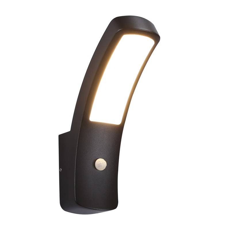 Outdoor LED wall light with PIR sensor "LUS" 13W IP54