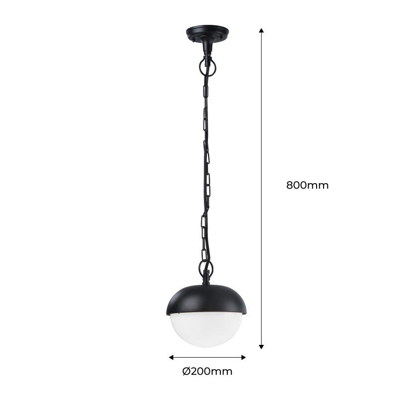 Garden and outdoor pendant lamp "MIA" E27 IP44