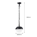 Garden and outdoor pendant lamp "MIA" E27 IP44
