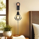 Cage wall light with cable and plug "RODEN".