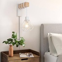 Cage wall light with cable and plug "RODEN".