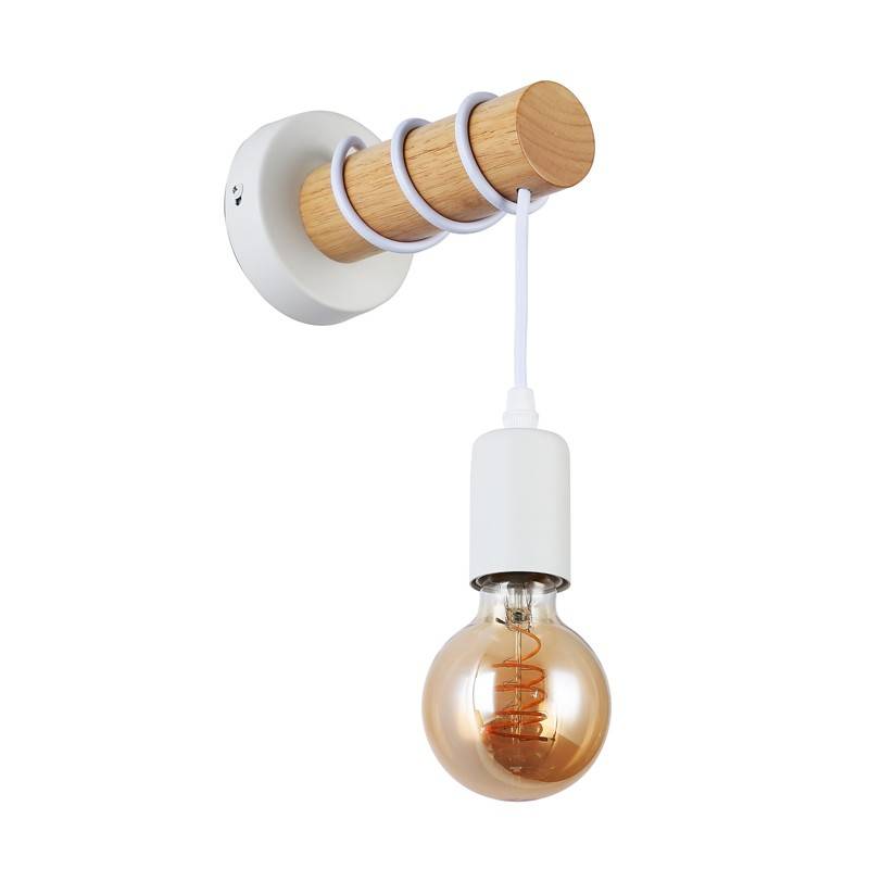 Rustic wooden wall light "MILA".