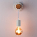 Rustic wooden wall light "MILA".