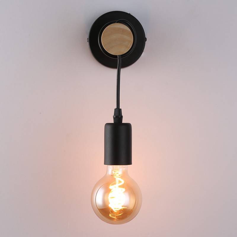 Rustic wooden wall light "MILA".