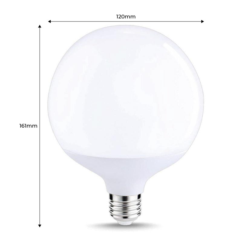 Bombilla LED Globo E27 G120 - 20W
