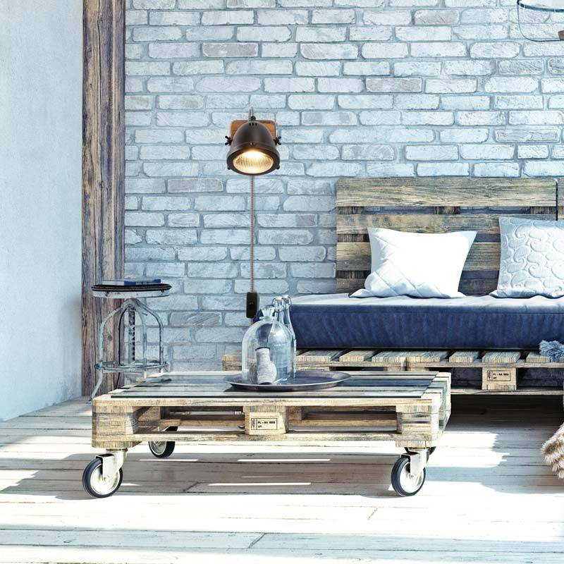 Industrial wall light "Mott" - Adjustable - GU10 Included
