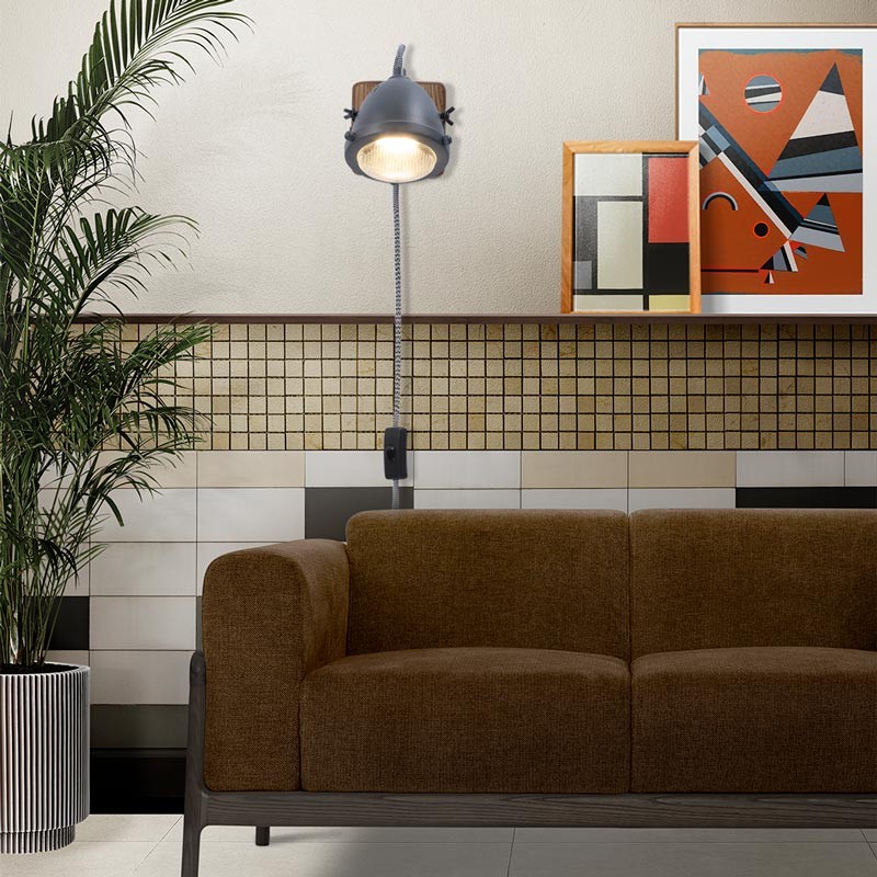 Industrial wall light "Mott" - Adjustable - GU10 Included