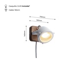Industrial wall light "Mott" - Adjustable - GU10 Included