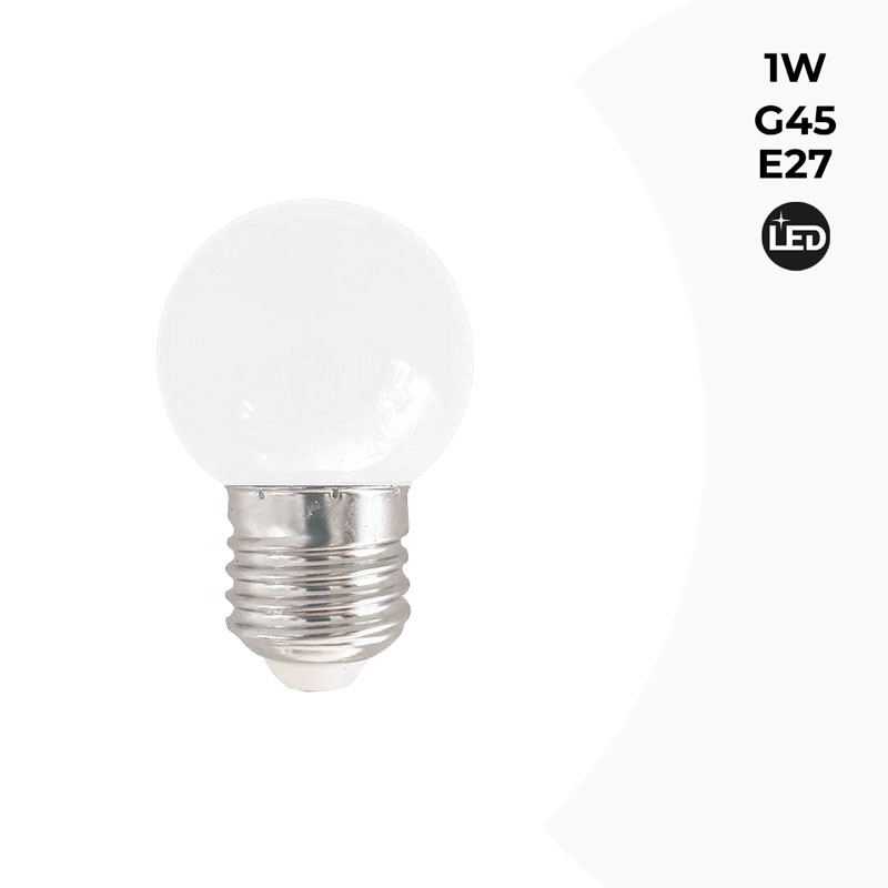 LED Bulb G45 E27 1W Color LED Bulb G45 E27 1W